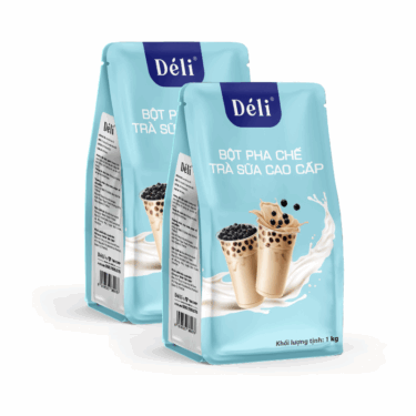 Combo 2 Túi Bột Pha Chế Trà Sữa Cao Cấp 1KG Déli