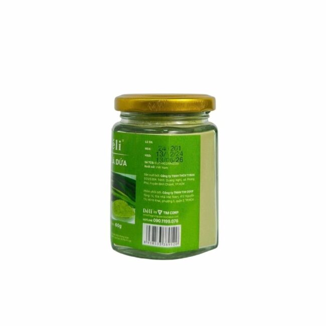 Bột lá dứa Déli - 60gr - Hình ảnh 3