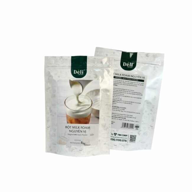 Bột Milk Foam Nguyên Vị Déli - 1kg - Hình ảnh 4