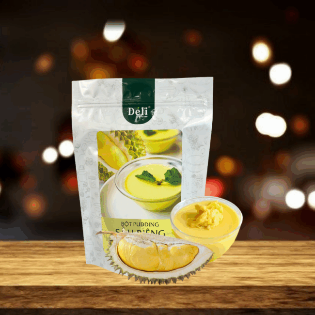 Pudding sầu riêng Déli