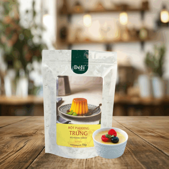 Pudding trứng Déli