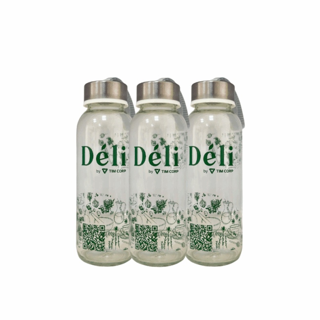 Combo 2 chai thủy tinh Déli - Hình ảnh 4