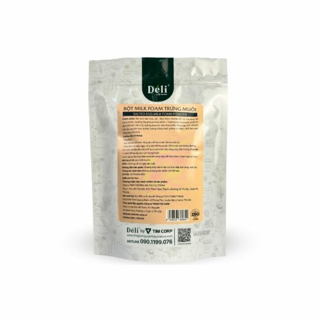 Bột milk foam trứng muối Déli - 1kg - Hình ảnh 3