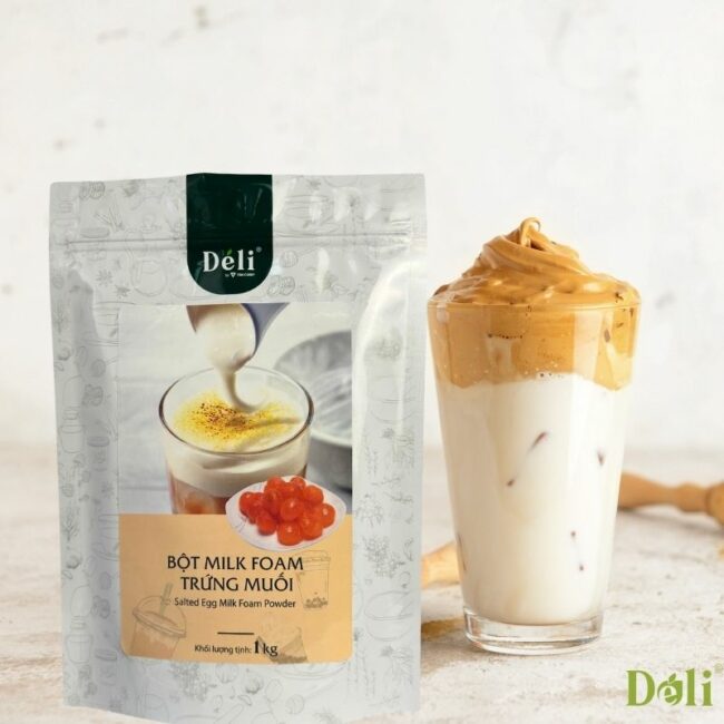 Bột milk foam trứng muối Déli - 1kg