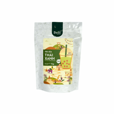 Bột trà sữa thái xanh 3in1 Déli - 1kg (25 ly)