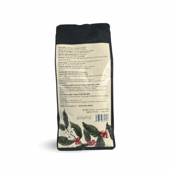 Cà Phê Hạt 1kg - 100% Robusta & Arabica - Hình ảnh 2