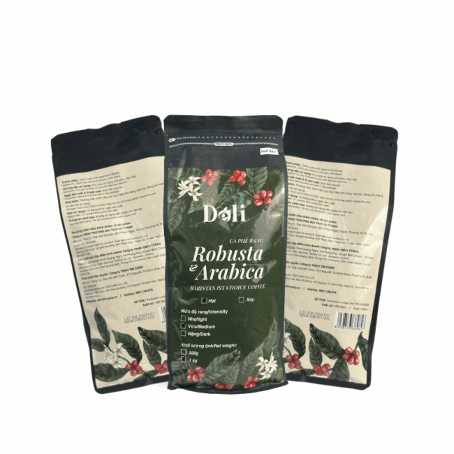 Cà Phê Hạt 1kg - 100% Robusta & Arabica - Hình ảnh 4
