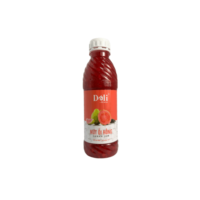 Combo Trà Ổi Hồng [Trà Lài 400gr + Mứt Ổi 1L + Siro Ổi 1L Déli] - Hình ảnh 5