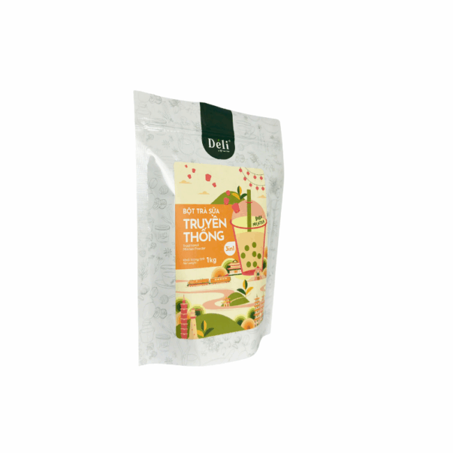 Combo Bột trà sữa thái xanh 1Kg + truyền thống 3in1 1Kg Déli - Hình ảnh 4