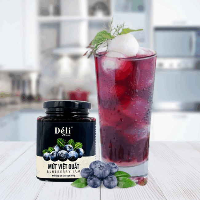 Mứt Việt Quất Déli - 350g - Hình ảnh 7