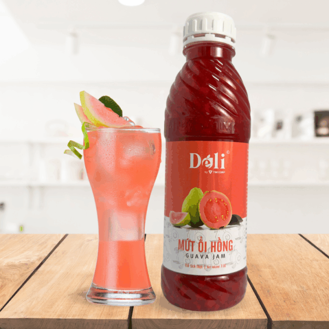 Mứt Ổi Hồng Déli - 1L - Image 2