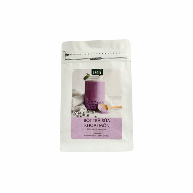 Bột trà sữa khoai môn 3in1 Déli - 250gr - Hình ảnh 4