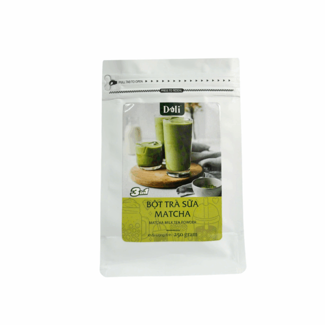 Bột trà sữa matcha 3in1 Déli - 250gr - Hình ảnh 4