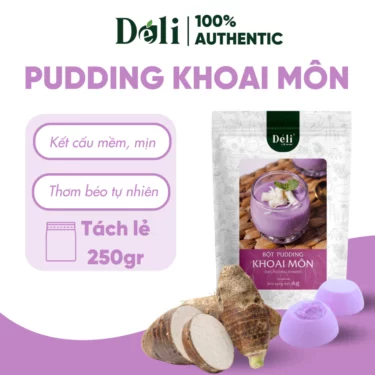 Pudding khoai môn Déli - Túi chiết 250gr