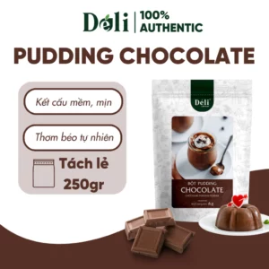 Pudding chocolate Déli - Túi chiết 250gr
