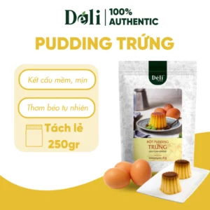Pudding trứng Déli - Túi chiết 250gr