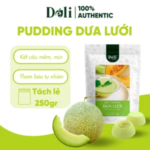 Pudding dưa lưới Déli - Tách lẻ 250gr