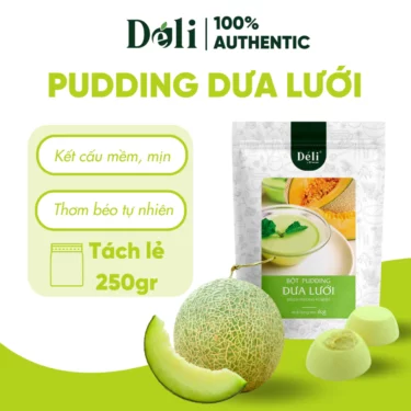 Pudding dưa lưới Déli - Tách lẻ 250gr