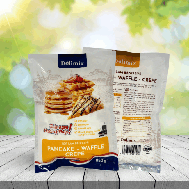 Bột Làm Bánh 3in1 Pancake - Waffle - Crepe - Hình ảnh 6